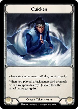 Quicken [U-CRU196] (Crucible of War Unlimited)  Unlimited Rainbow Foil