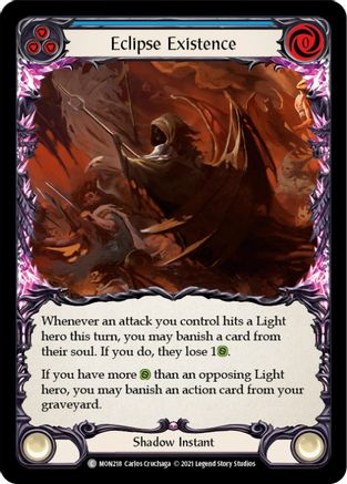 Eclipse Existence [MON218-RF] (Monarch)  1st Edition Rainbow Foil