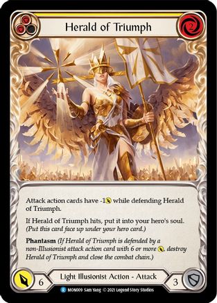 Herald of Triumph (Yellow) [MON009] (Monarch)  1st Edition Normal