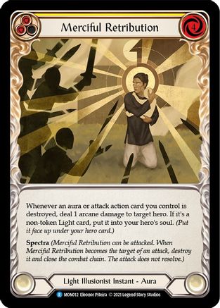 Merciful Retribution [MON012-RF] (Monarch)  1st Edition Rainbow Foil