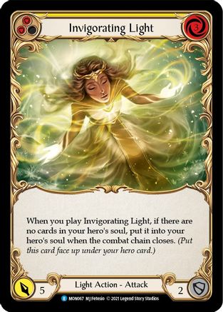 Invigorating Light (Yellow) [U-MON067-RF] (Monarch Unlimited)  Unlimited Rainbow Foil