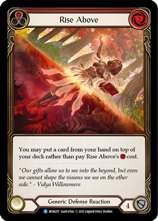 Rise Above (Red) [U-MON257] (Monarch Unlimited)  Unlimited Normal