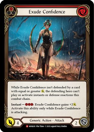 Exude Confidence [MON245-RF] (Monarch)  1st Edition Rainbow Foil