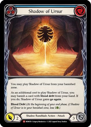 Shadow of Ursur [U-MON156] (Monarch Unlimited)  Unlimited Normal