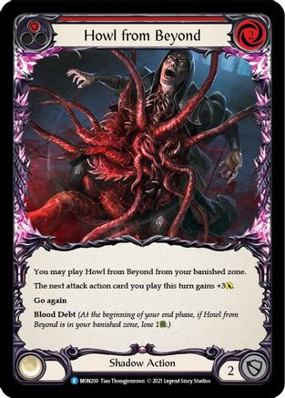 Howl from Beyond (Red) [U-MON200-RF] (Monarch Unlimited)  Unlimited Rainbow Foil
