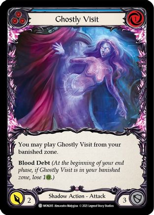 Ghostly Visit (Blue) [MON205] (Monarch)  1st Edition Normal
