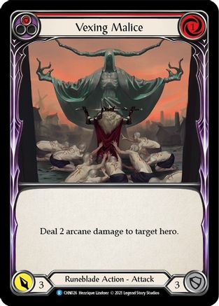 Vexing Malice (Red) [CHN026] (Monarch Chane Blitz Deck)