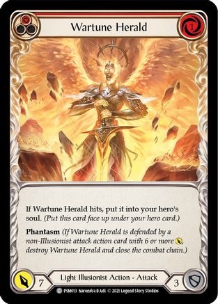 Wartune Herald (Red) [PSM013] (Monarch Prism Blitz Deck)