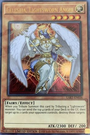 Celestia, Lightsworn Angel [LART-EN036] Ultra Rare