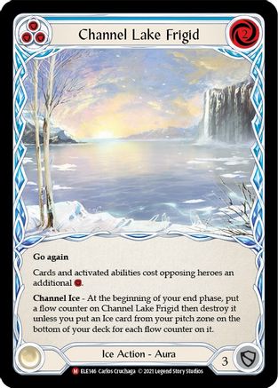 Channel Lake Frigid [ELE146] (Tales of Aria)  1st Edition Rainbow Foil