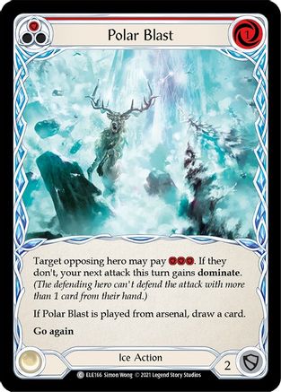Polar Blast (Red) [U-ELE166] (Tales of Aria Unlimited)  Unlimited Rainbow Foil