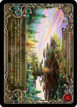Korshem, Crossroad of Elements [U-ELE000] (Tales of Aria Unlimited)  Unlimited Rainbow Foil