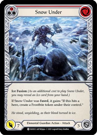 Snow Under (Red) [ELE022] (Tales of Aria)  1st Edition Normal