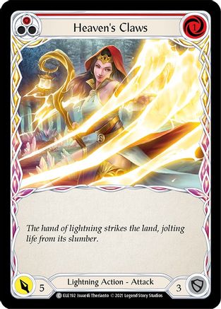 Heaven's Claws (Red) [U-ELE192] (Tales of Aria Unlimited)  Unlimited Rainbow Foil