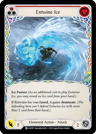 Entwine Ice (Red) [U-ELE097] (Tales of Aria Unlimited)  Unlimited Rainbow Foil