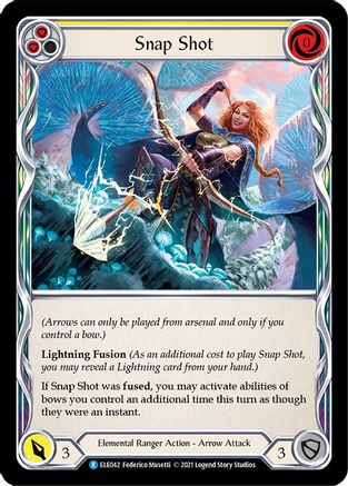 Snap Shot (Yellow) [U-ELE042] (Tales of Aria Unlimited)  Unlimited Rainbow Foil