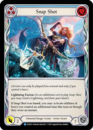 Snap Shot (Blue) [ELE043] (Tales of Aria)  1st Edition Normal