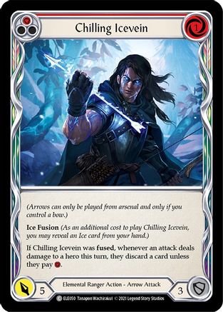 Chilling Icevein (Red) [U-ELE050] (Tales of Aria Unlimited)  Unlimited Rainbow Foil