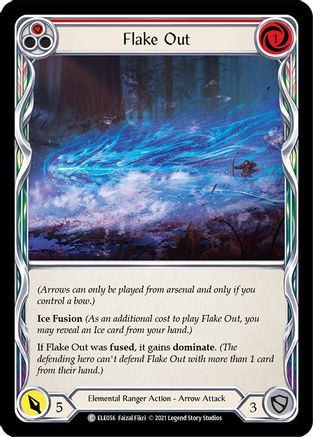 Flake Out (Red) [U-ELE056] (Tales of Aria Unlimited)  Unlimited Normal