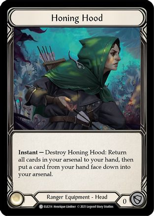 Honing Hood [ELE214] (Tales of Aria)  1st Edition Cold Foil
