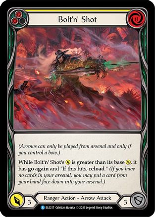 Bolt'n' Shot (Yellow) [ELE217] (Tales of Aria)  1st Edition Normal