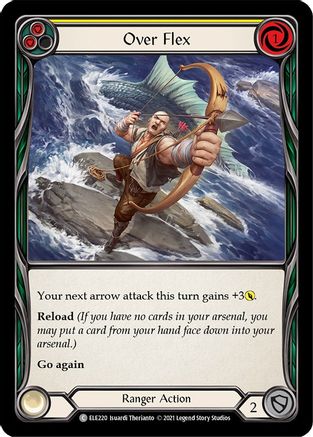 Over Flex (Yellow) [U-ELE220] (Tales of Aria Unlimited)  Unlimited Rainbow Foil
