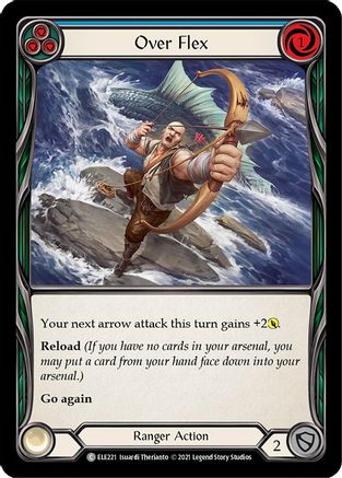 Over Flex (Blue) [U-ELE221] (Tales of Aria Unlimited)  Unlimited Rainbow Foil