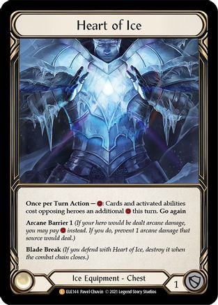 Heart of Ice [U-ELE144] (Tales of Aria Unlimited)  Unlimited Rainbow Foil