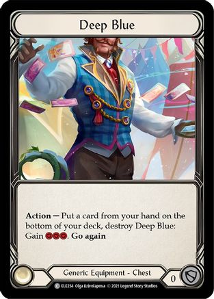 Deep Blue [ELE234] (Tales of Aria)  1st Edition Cold Foil