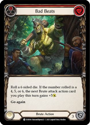 Bad Beats (Red) [EVR014] (Everfest)  1st Edition Normal