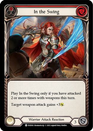 In the Swing (Red) [EVR063] (Everfest)  1st Edition Rainbow Foil