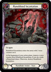 Runeblood Incantation (Yellow) [EVR108] (Everfest)  1st Edition Rainbow Foil