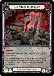Runeblood Incantation (Red) [EVR107] (Everfest)  1st Edition Extended Art Rainbow Foil
