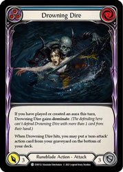 Drowning Dire (Blue) [EVR112] (Everfest)  1st Edition Rainbow Foil