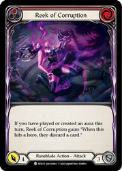 Reek of Corruption (Red) [EVR113] (Everfest)  1st Edition Rainbow Foil