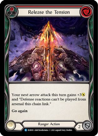 Release the Tension (Red) [EVR091] (Everfest)  1st Edition Rainbow Foil