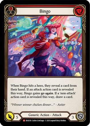 Bingo [EVR156] (Everfest)  1st Edition Rainbow Foil