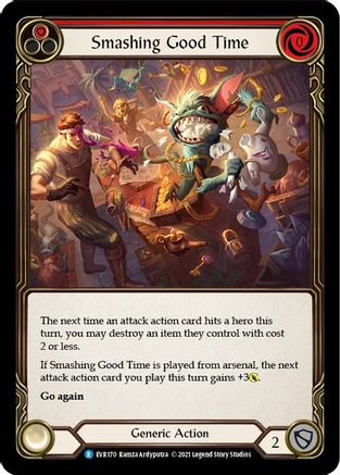 Smashing Good Time (Red) [EVR170] (Everfest)  1st Edition Rainbow Foil