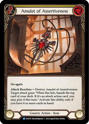 Amulet of Assertiveness [EVR176] (Everfest)  1st Edition Normal