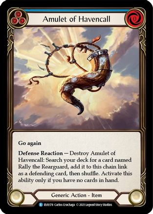 Amulet of Havencall [EVR178] (Everfest)  1st Edition Cold Foil