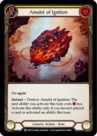 Amulet of Ignition [EVR179] (Everfest)  1st Edition Normal
