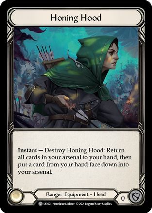 Honing Hood [LXI003] (Tales of Aria Lexi Blitz Deck)  1st Edition Normal