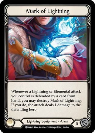 Mark of Lightning [LXI005] (Tales of Aria Lexi Blitz Deck)  1st Edition Normal