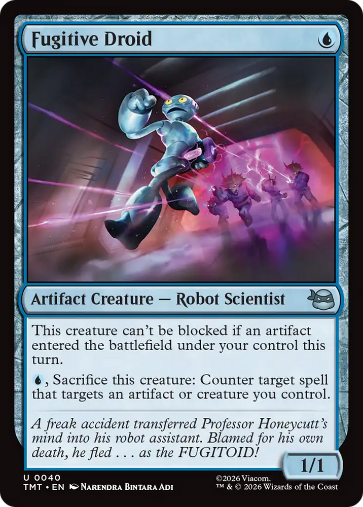 Fugitive Droid [Teenage Mutant Ninja Turtles]