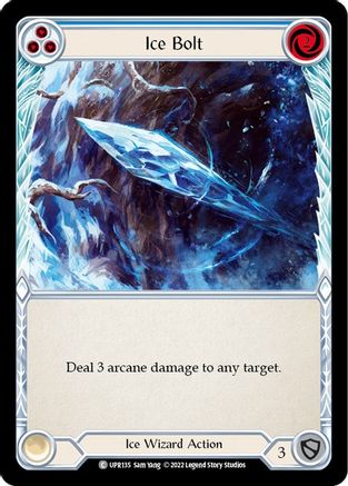 Ice Bolt (Blue) [UPR135] (Uprising)  Rainbow Foil