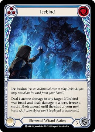 Icebind (Blue) [UPR121] (Uprising)  Rainbow Foil