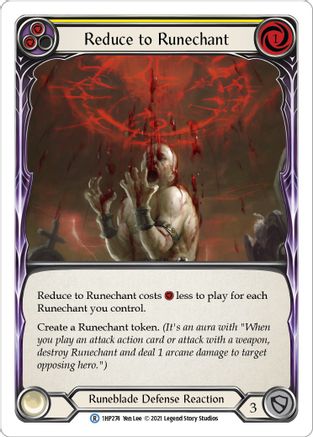 Reduce to Runechant (Yellow) [1HP274] (History Pack 1)