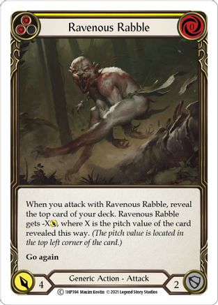 Ravenous Rabble (Yellow) [1HP394] (History Pack 1)