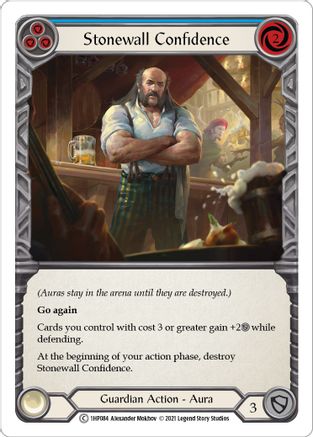 Stonewall Confidence (Blue) [1HP084] (History Pack 1)
