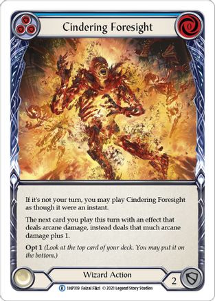Cindering Foresight (Blue) [1HP319] (History Pack 1)